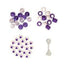 AussieSuperStore Jewellery Making Supplies Bead Kit Plastic Heart Feature Bead Kit Plastic Heart Feature | Jewellery Making Beads | Kids Beads 9331468024972 VBX43
